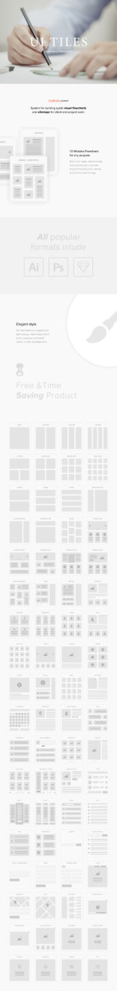 图片[4]-UI Tiles: Website Flowcharts-产品在线